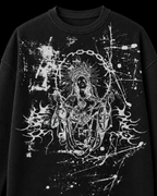 Saint Ruins Waffle Long Sleeve Tee