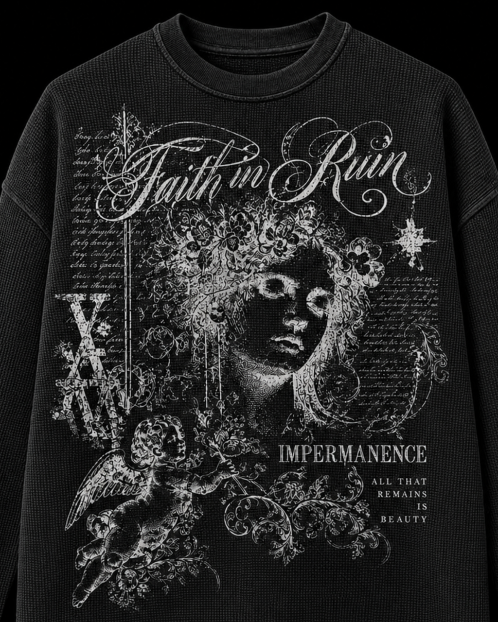 Faith in Ruin Waffle Long Sleeve