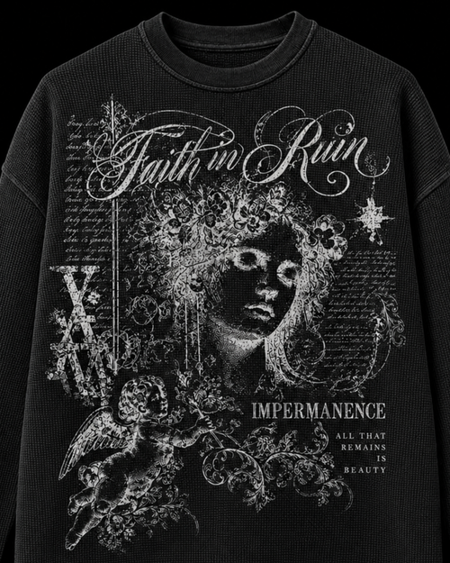Faith in Ruin Waffle Long Sleeve