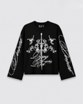 Ornate Script Long Sleeve Tee