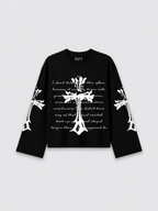 Cross Script Tee