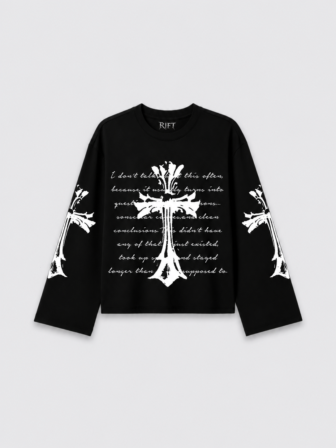Cross Script Tee