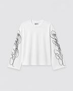 Ivory Gothic Sleeve Tee