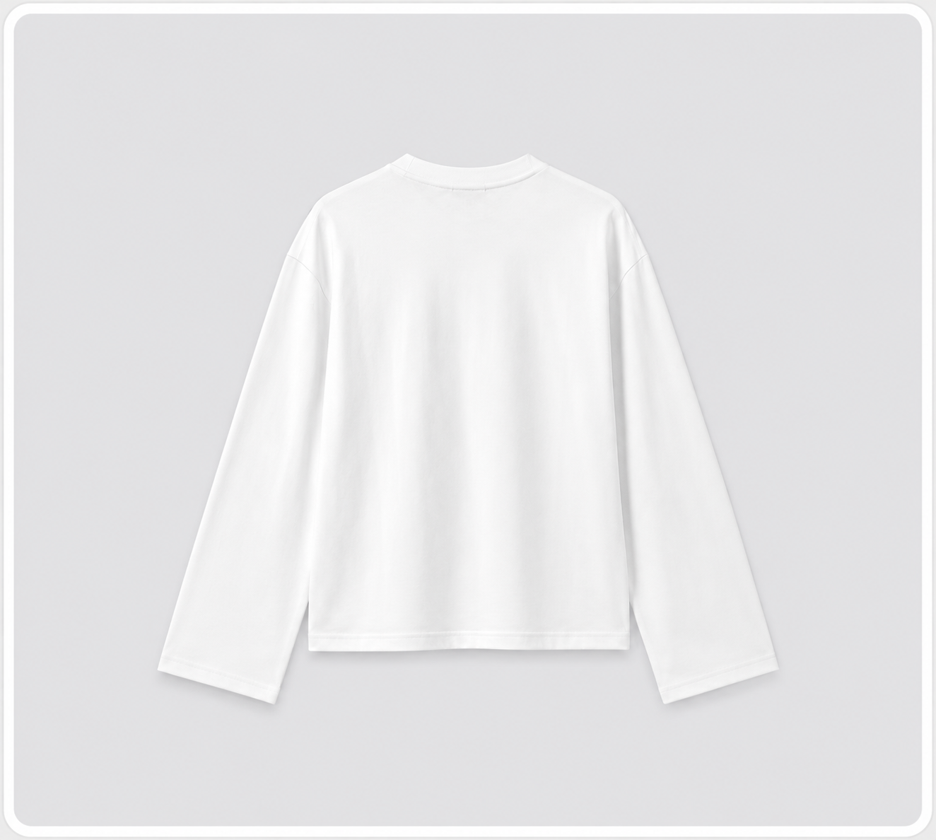 Scripted Sleeve White Tee